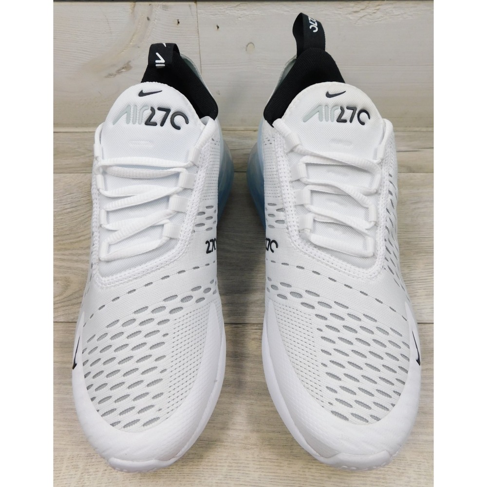 Nike Air Max 270 White Black Mens Size 7 US Running Shoes Sneakers AH8050-100 NI - Picture 7 of 11